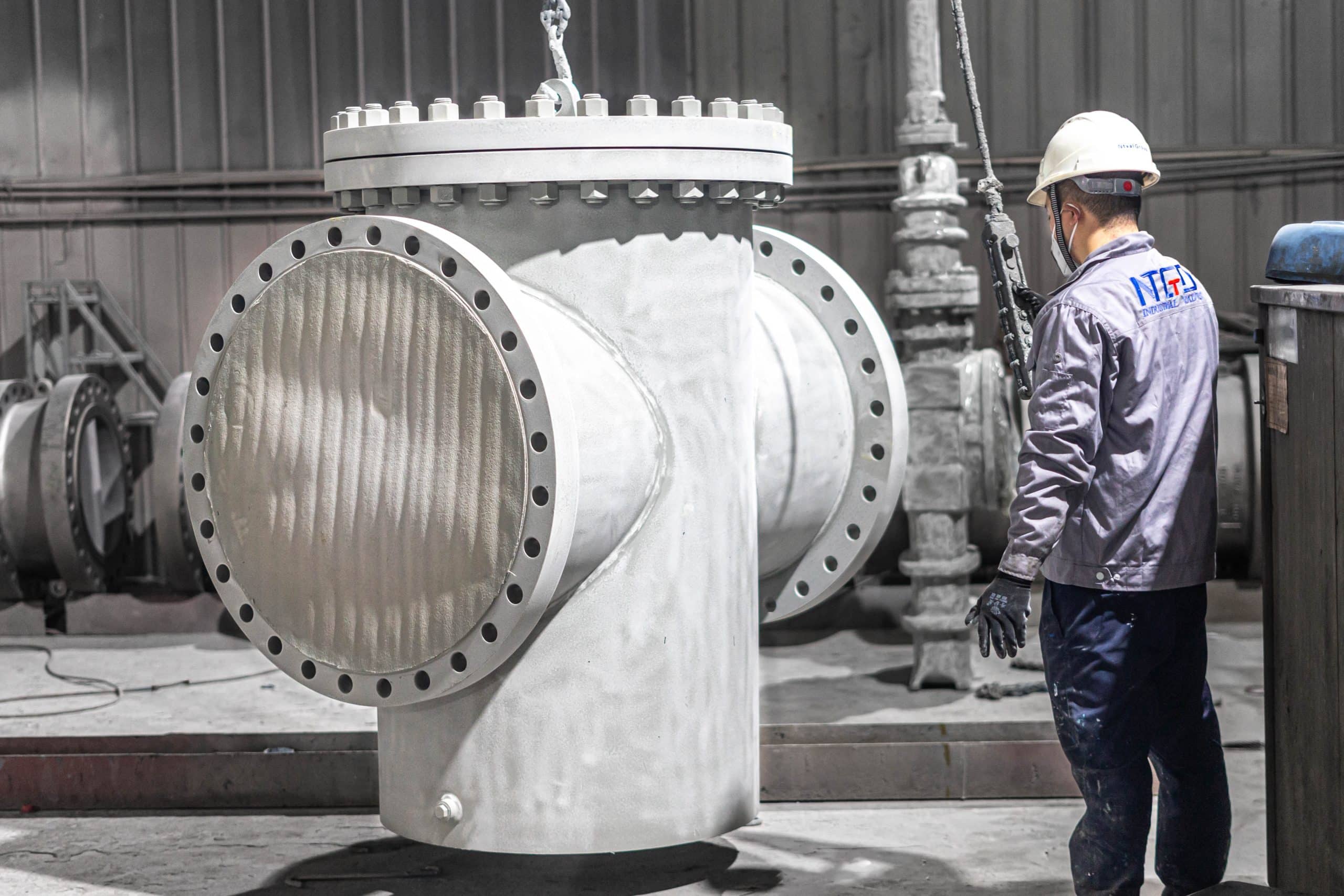 Large diameter industrial strainer used in pipeline systems relevant to Y strainer suppliers in UAE