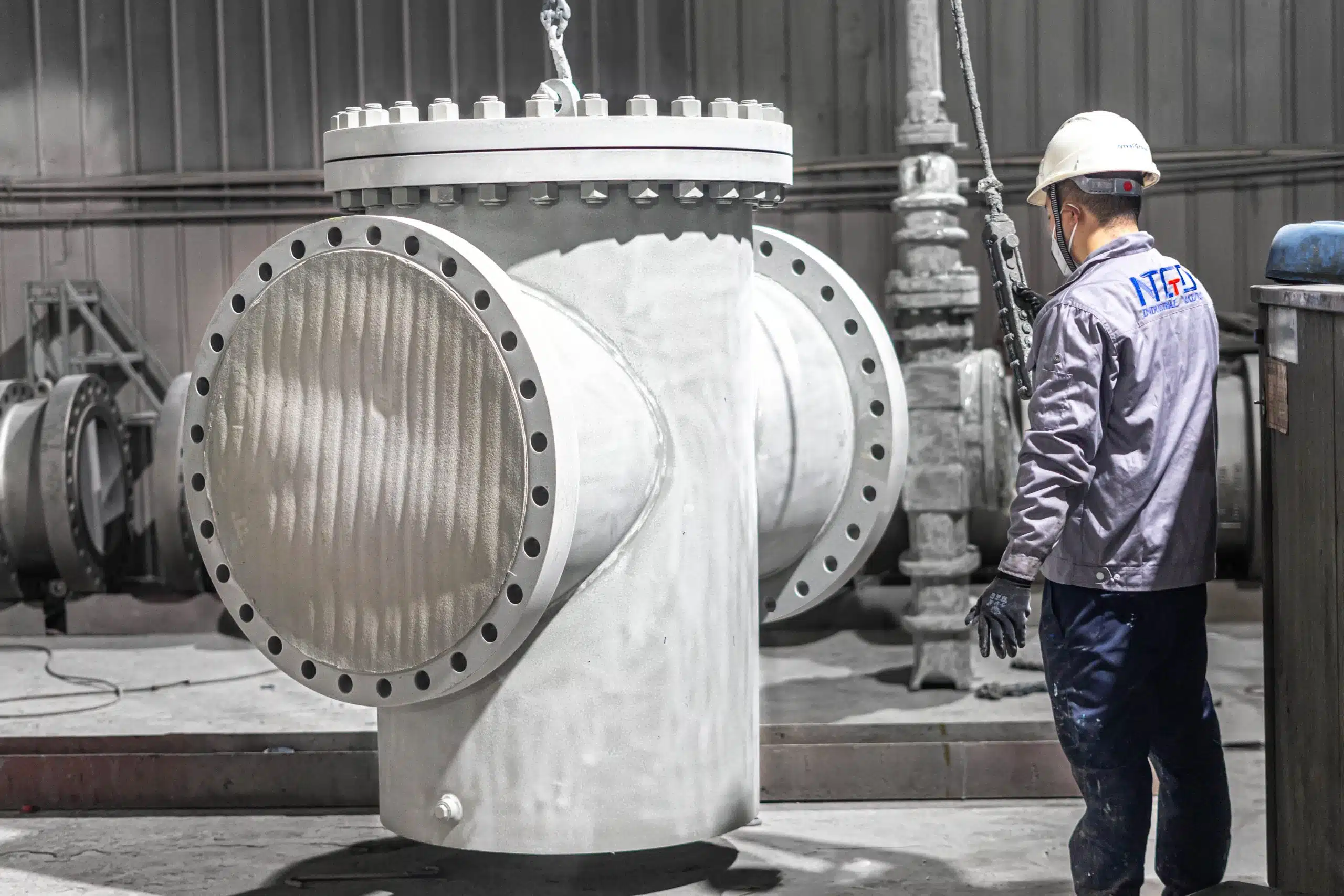 Large diameter industrial strainer used in pipeline systems relevant to Y strainer suppliers in UAE