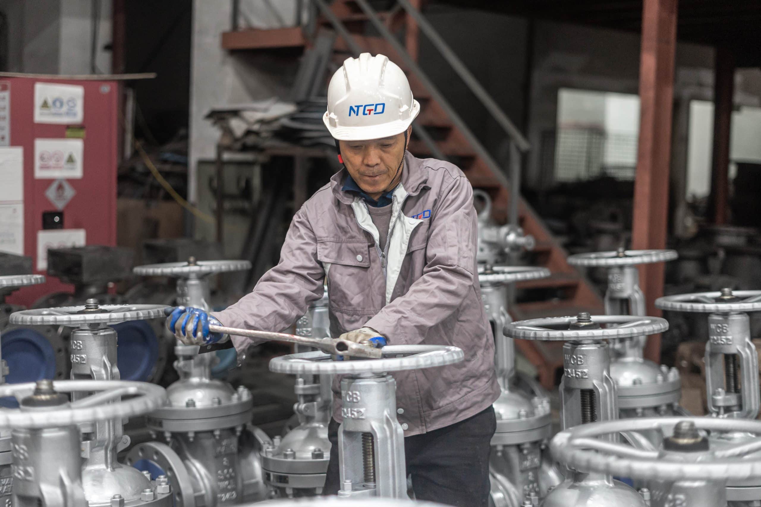 ntgd industrial valve assembly process - valve companies in India