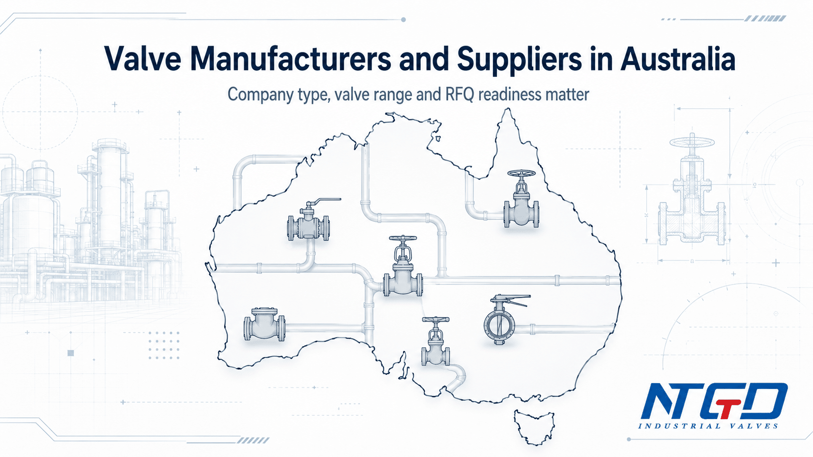 Valve manufacturers Australia and suppliers comparison for industrial buyers