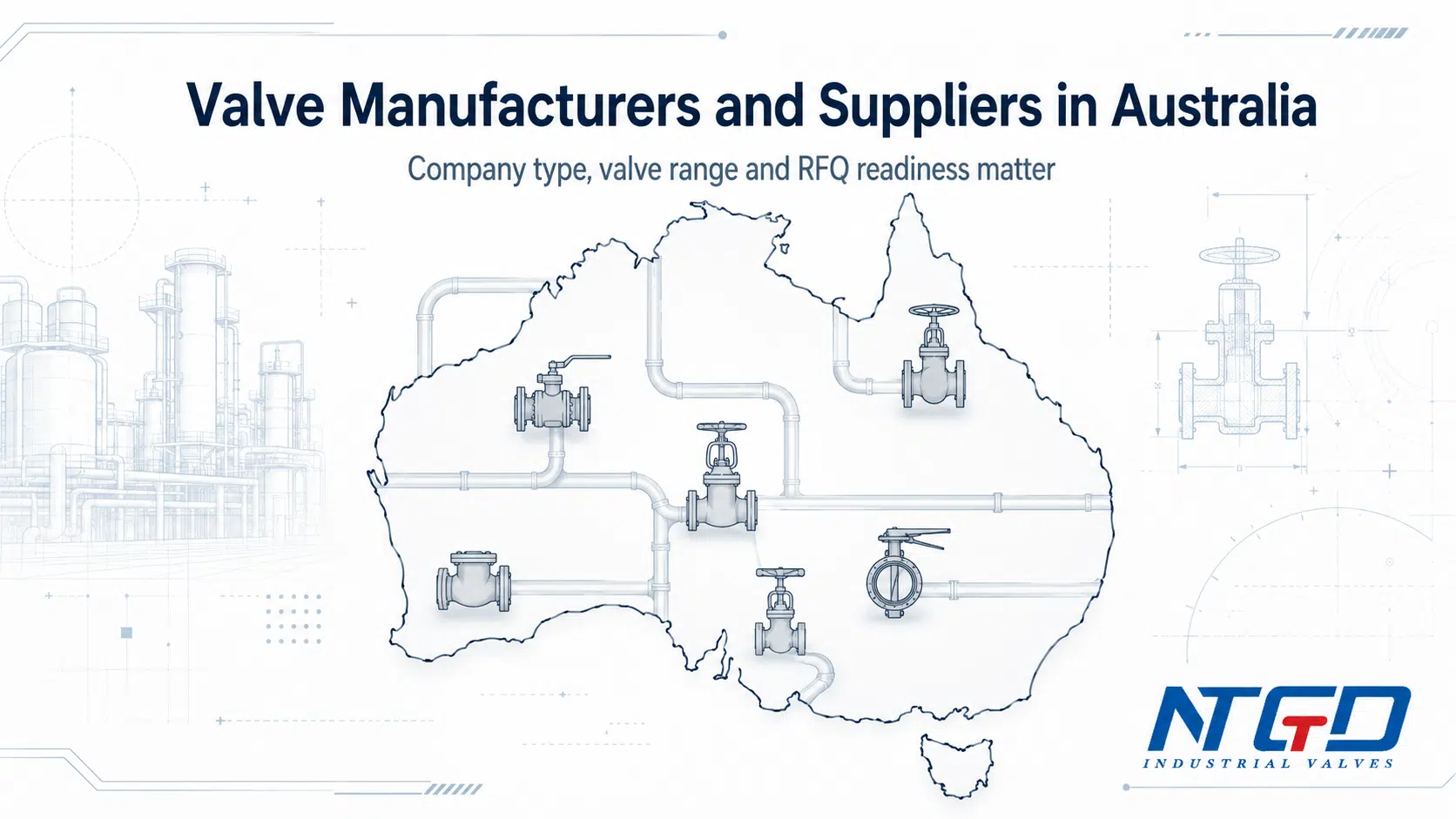 Valve manufacturers Australia and suppliers comparison for industrial buyers