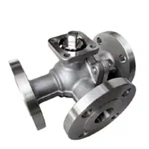 Three-way lockable ball valve
