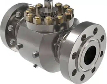 Top entry high temperature ball valve