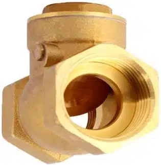 Threaded end flapper check valve