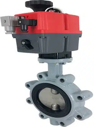 Electric lug butterfly valve