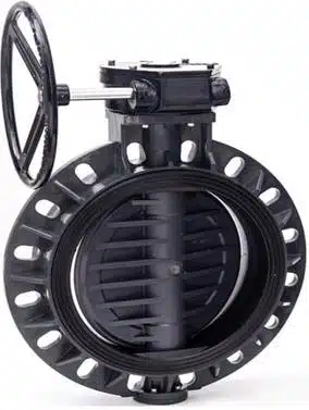 Plastic lug butterfly valve