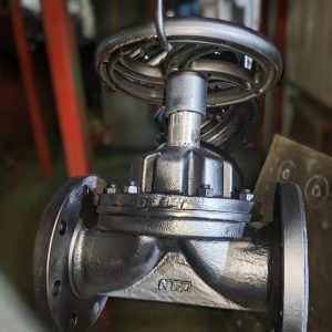 vanne à membrane de type weir