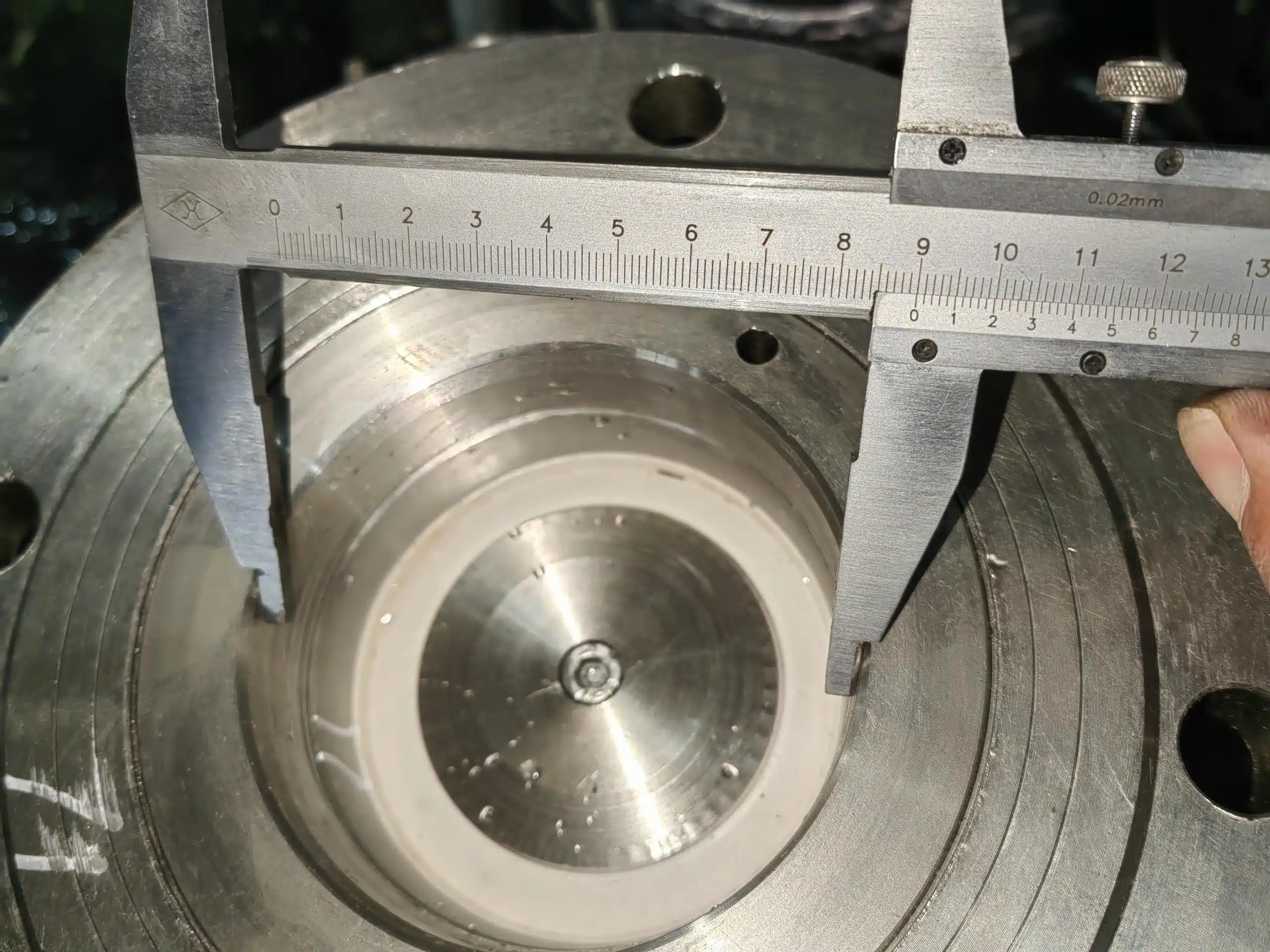 válvula de bola de segmento dimensión control