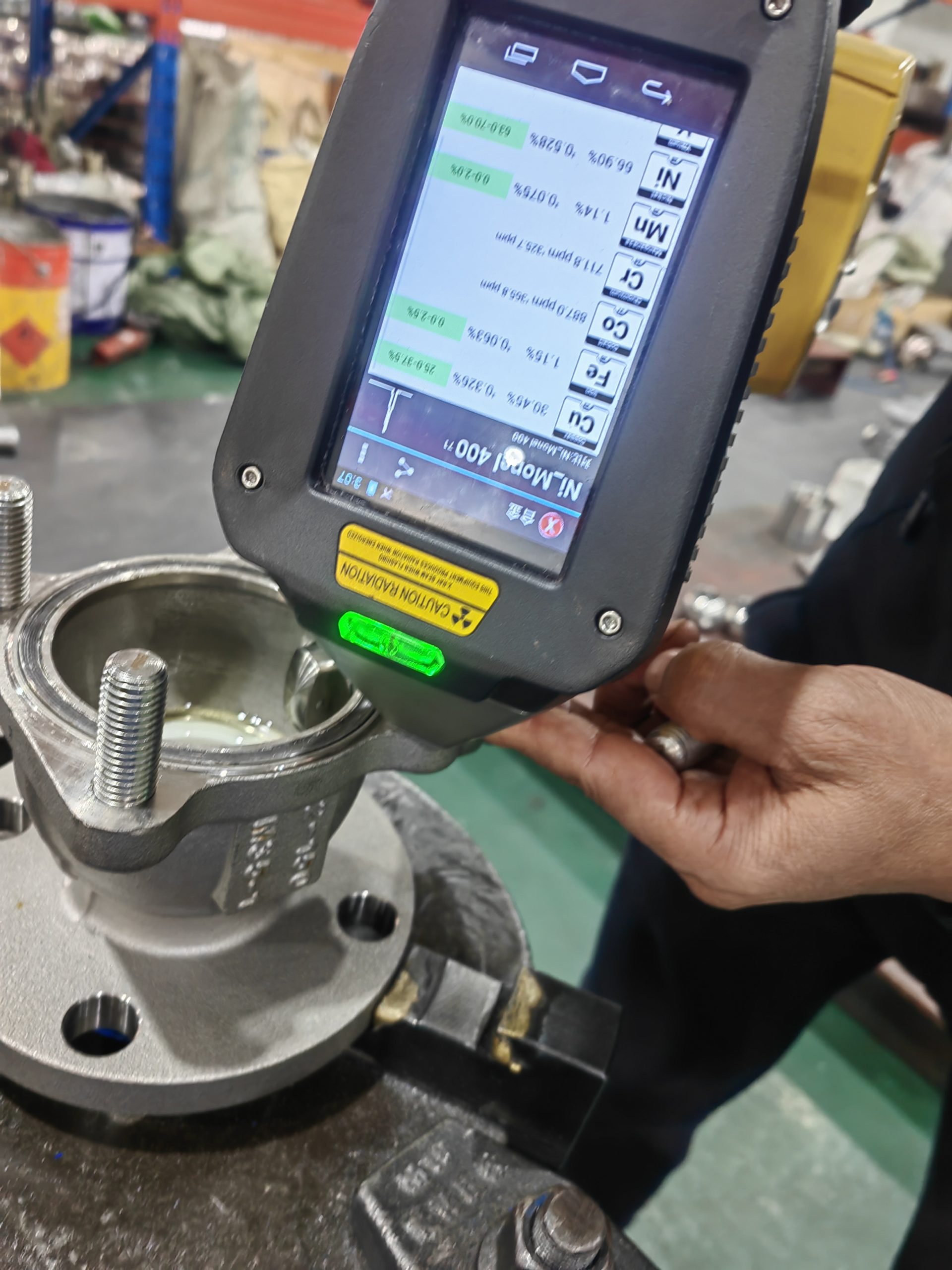 floating ball valve pmi test