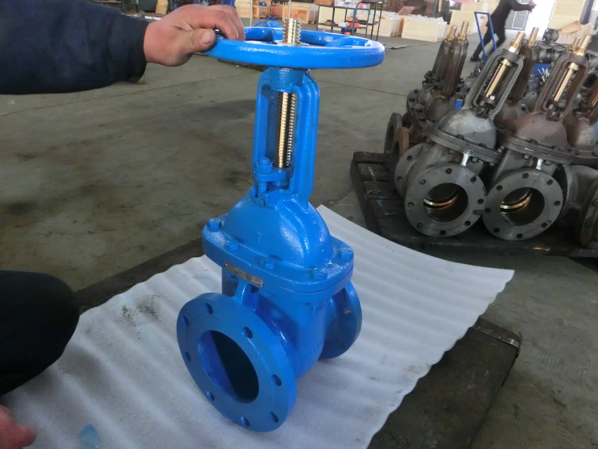 resilient gate valve