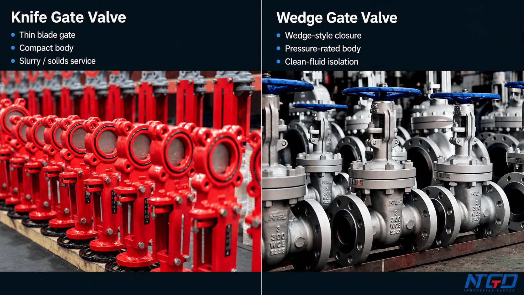 Are Knife Gate Valves and Wedge Gate Valves the Same?