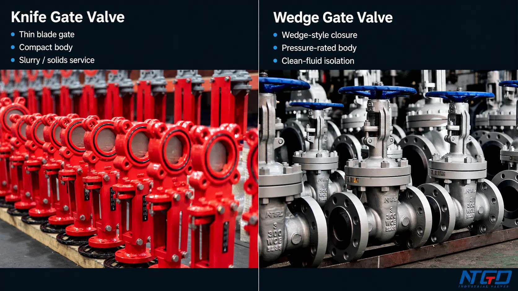 Are Knife Gate Valves and Wedge Gate Valves the Same?