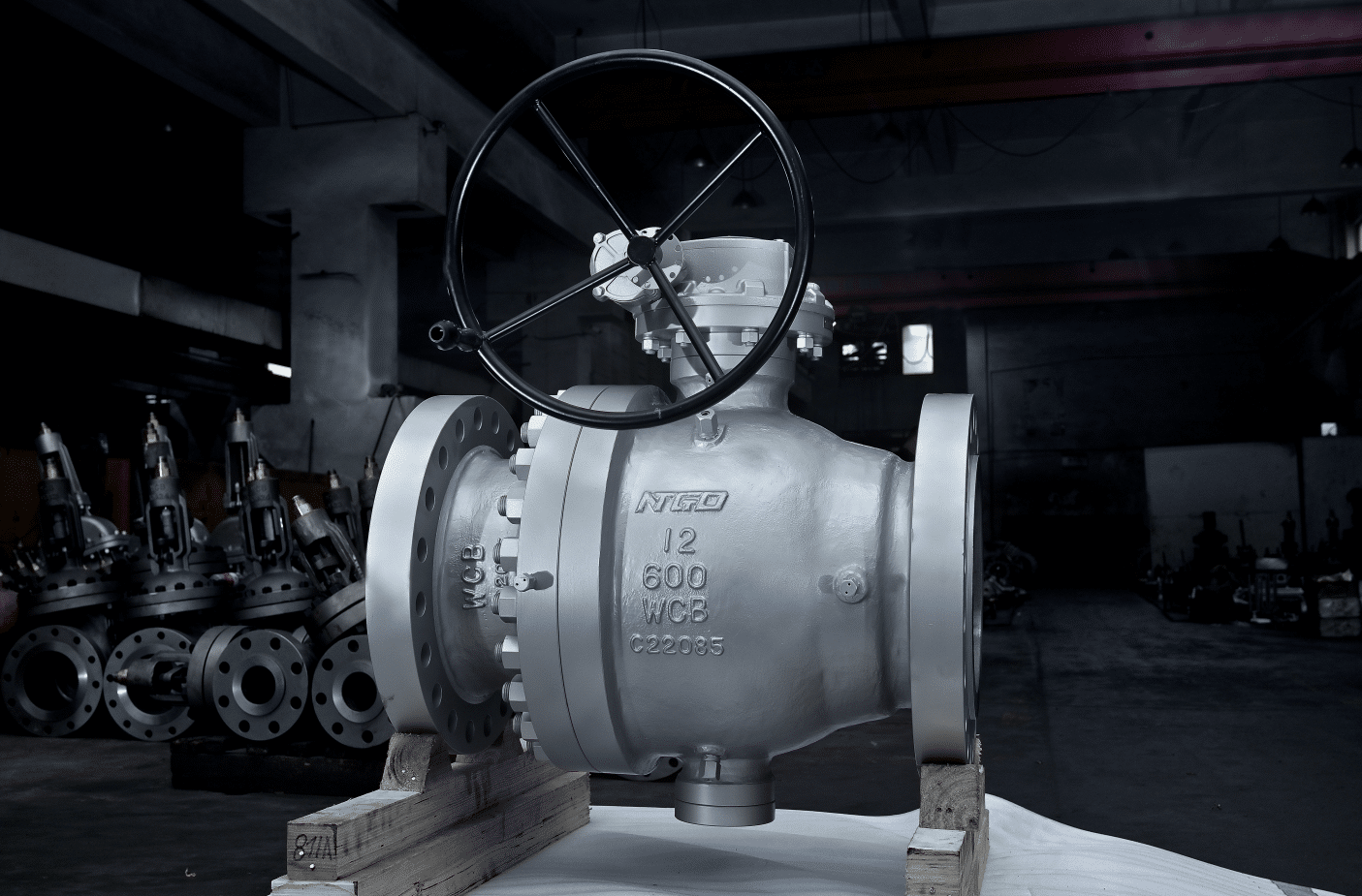 12 inch 600LB WCB trunnion ball valve for industrial Cv and pressure drop review