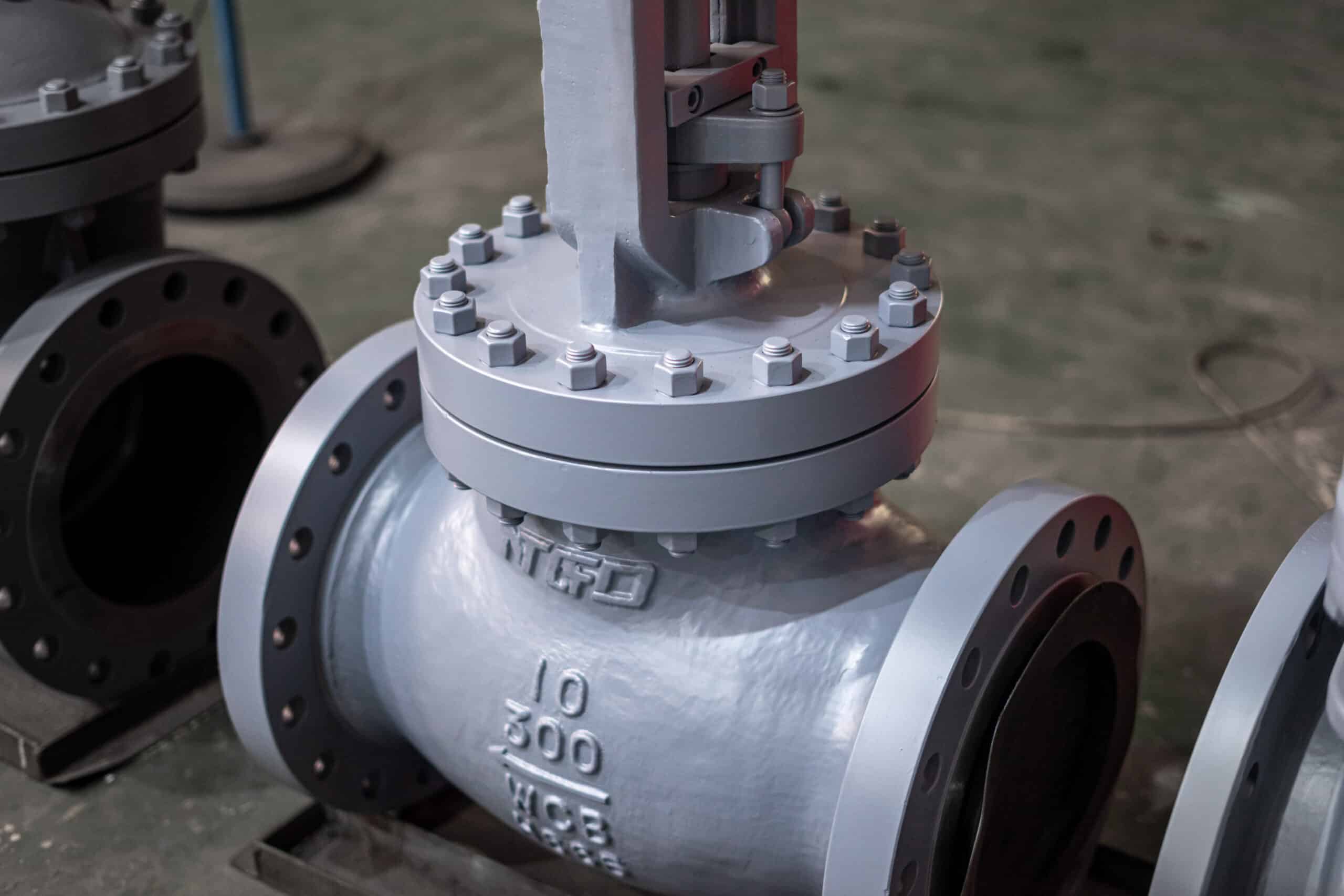 10 inch 300LB WCB globe valve body and bonnet for carbon steel material selection